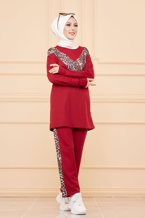 TUNIK PANTOLON Bordo - 6997 BORDO