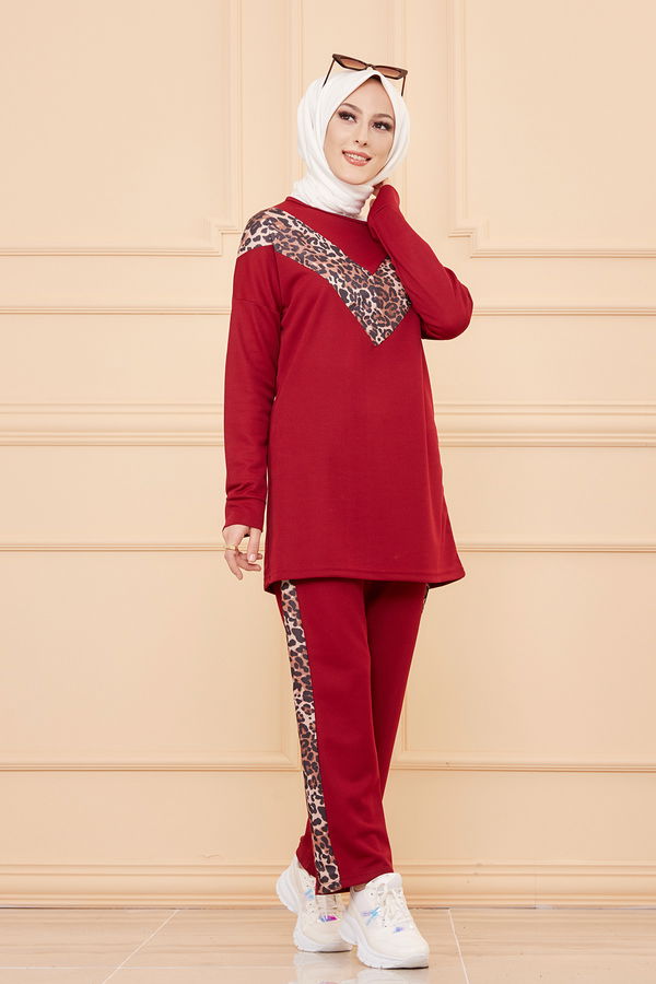 TUNIK PANTOLON Bordo - 6997 BORDO