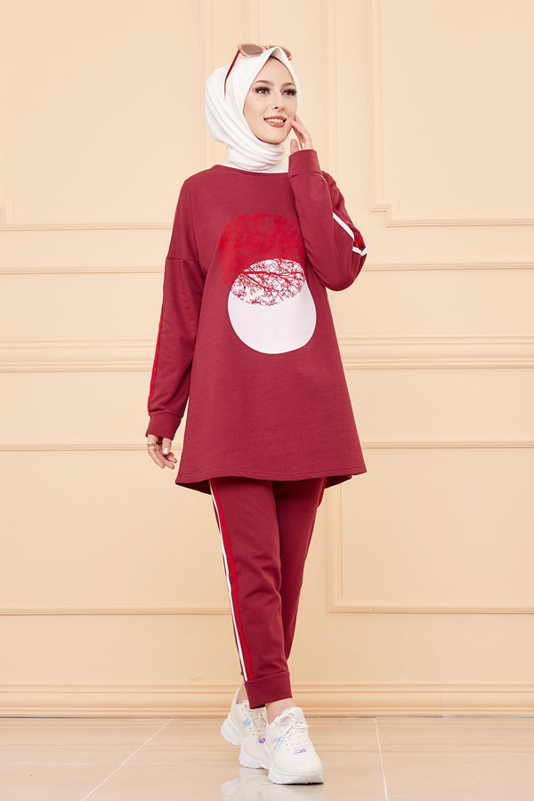 TUNIK PANTOLON Bordo - 4139 BORDO