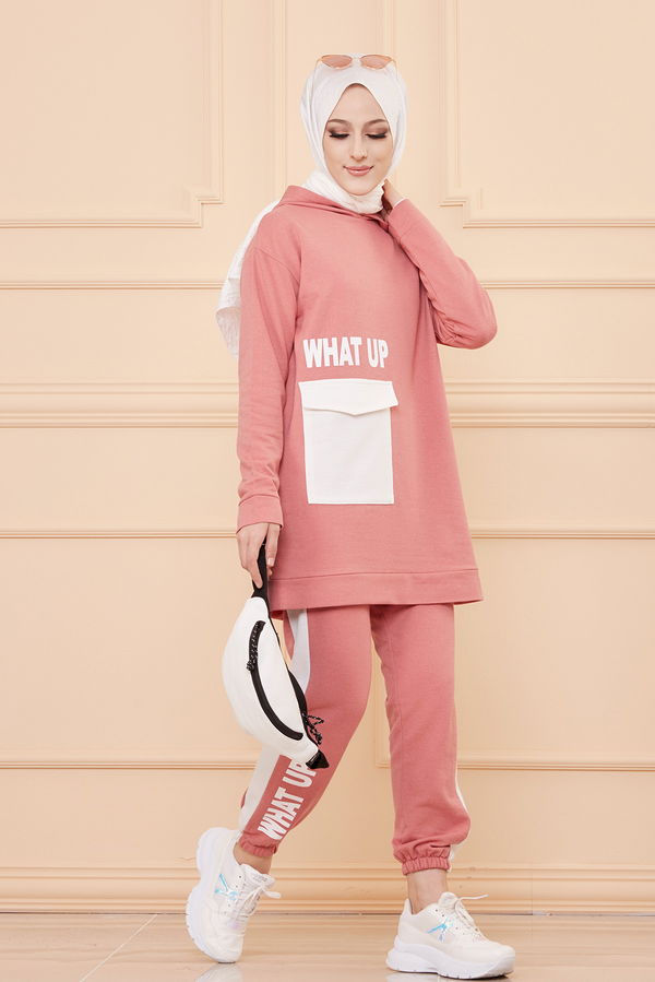 TUNIK PANTOLON Pembe - 3474 PEMBE