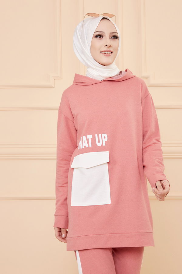 TUNIK PANTOLON Pembe - 3474 PEMBE