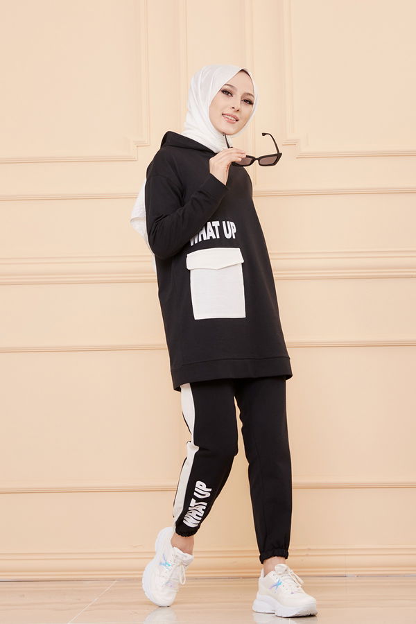 TUNIK PANTOLON Siyah - 3474 SİYAH