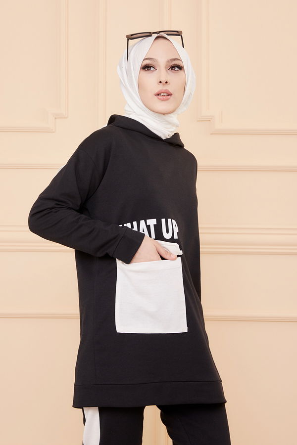 TUNIK PANTOLON Siyah - 3474 SİYAH