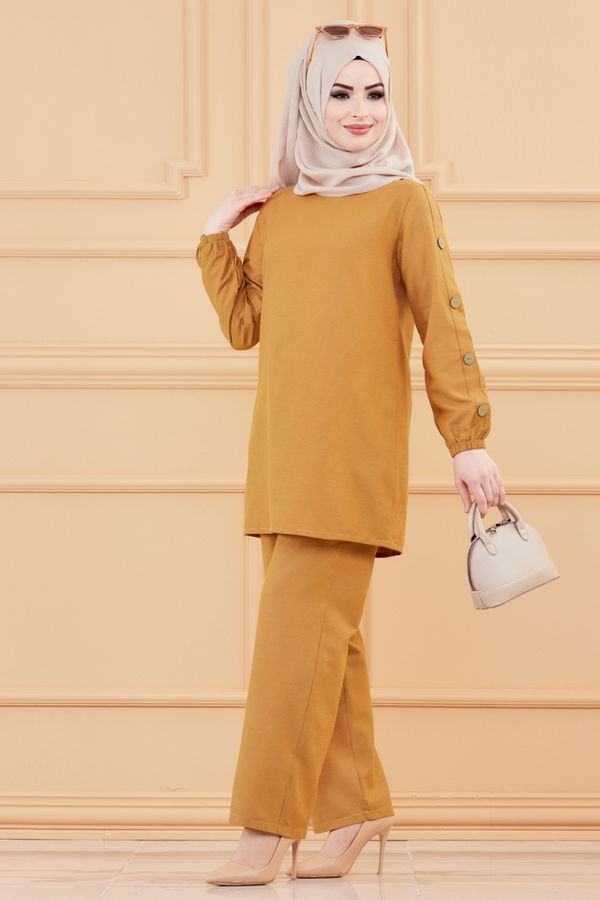Tunık Pantolon Taba - 2792 TABA