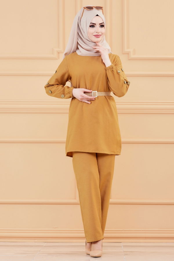 Tunık Pantolon Taba - 2792 TABA