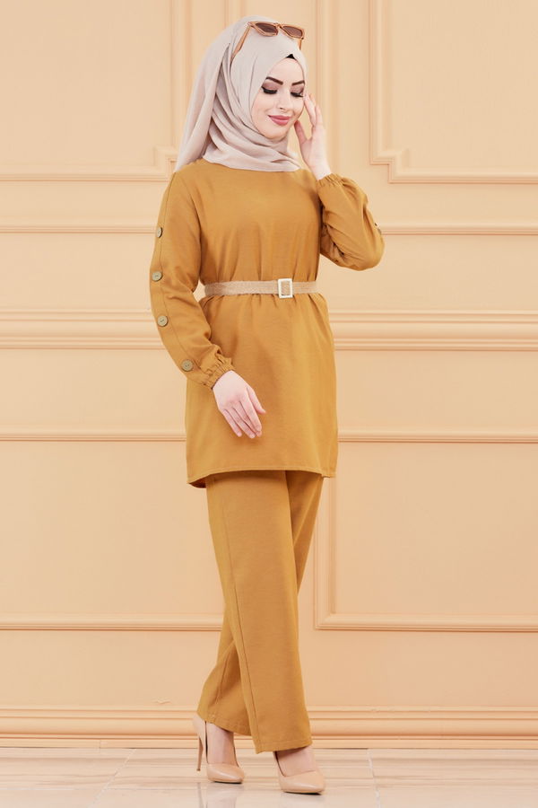 Tunık Pantolon Taba - 2792 TABA