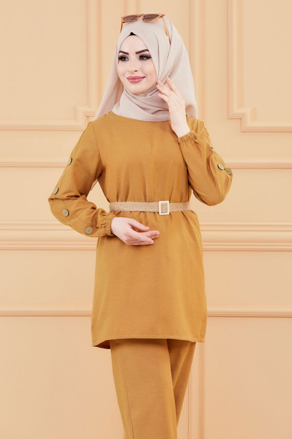Tunık Pantolon Taba - 2792 TABA