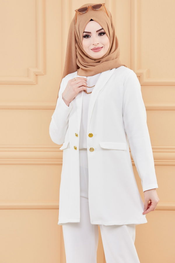 CEKET PANTOLON Beyaz - 3501
