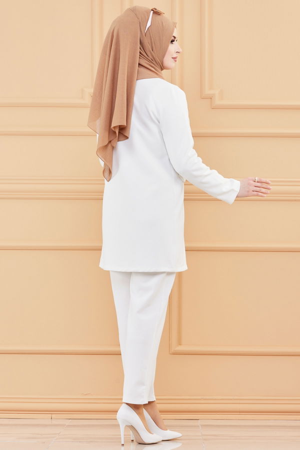 CEKET PANTOLON Beyaz - 3501