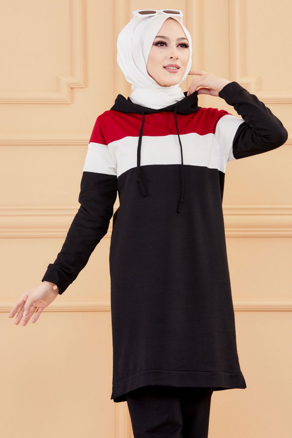 Tunık Pantolon Bordo - 3487