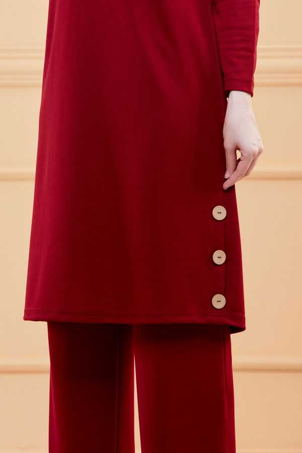 TUNIK PANTOLON Bordo - 3516
