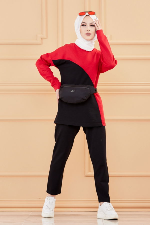 TUNIK PANTOLON Kırmızı - 8724 Kırmızı