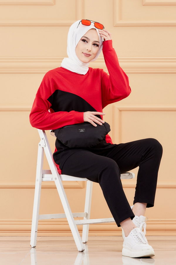 TUNIK PANTOLON Kırmızı - 8724 Kırmızı
