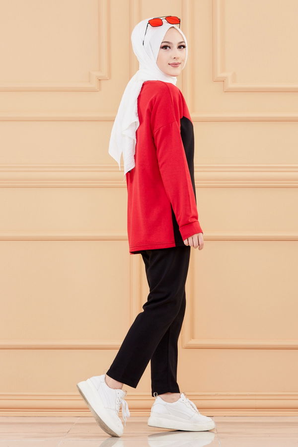 TUNIK PANTOLON Kırmızı - 8724 Kırmızı
