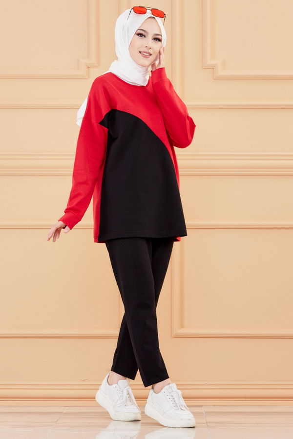 TUNIK PANTOLON Kırmızı - 8724 Kırmızı