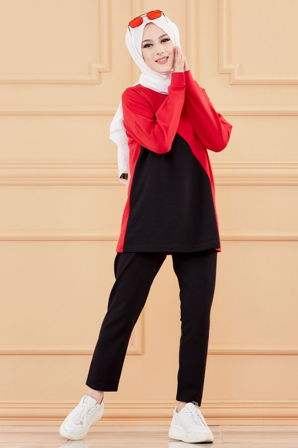 TUNIK PANTOLON Kırmızı - 8724 Kırmızı