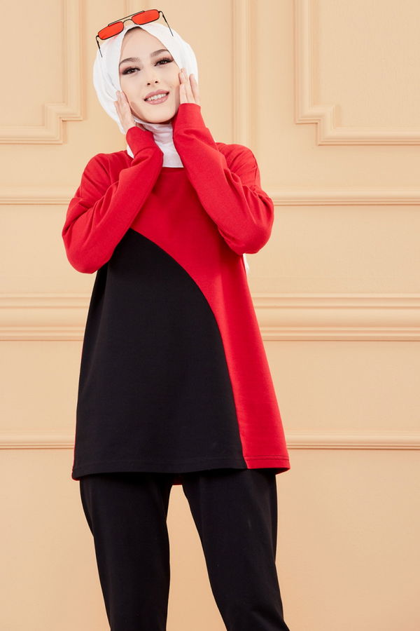 TUNIK PANTOLON Kırmızı - 8724 Kırmızı