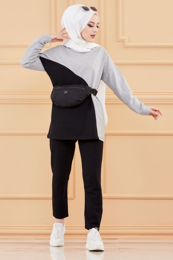 TUNIK PANTOLON Gri - 8724 GRİ