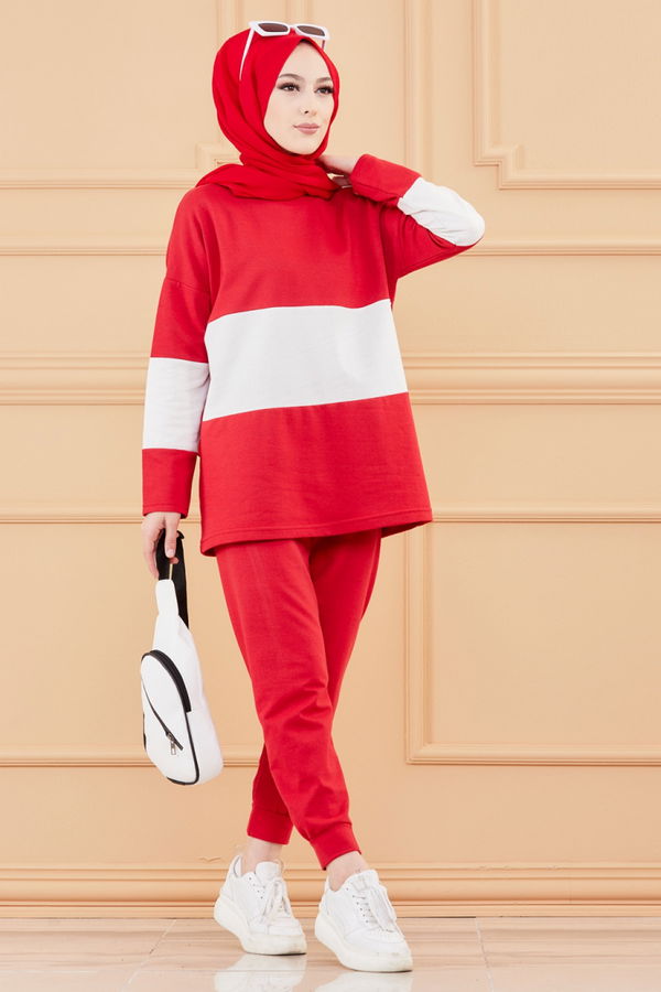 TUNIK PANTOLON Kırmızı - 8722 Kırmızı