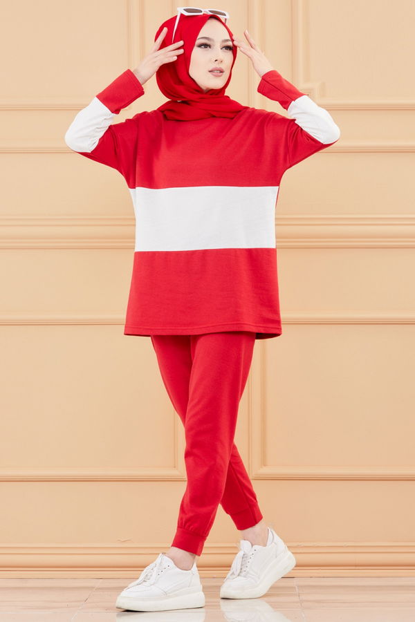 TUNIK PANTOLON Kırmızı - 8722 Kırmızı