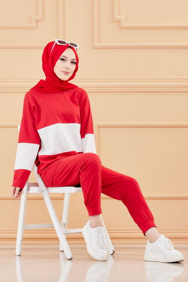TUNIK PANTOLON Kırmızı - 8722 Kırmızı
