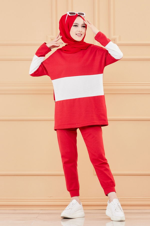 TUNIK PANTOLON Kırmızı - 8722 Kırmızı