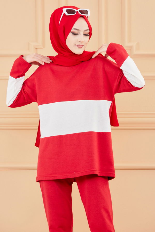 TUNIK PANTOLON Kırmızı - 8722 Kırmızı