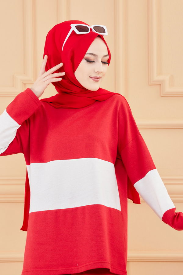 TUNIK PANTOLON Kırmızı - 8722 Kırmızı