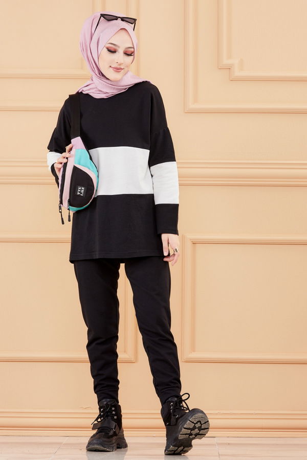 TUNIK PANTOLON Siyah - 8722