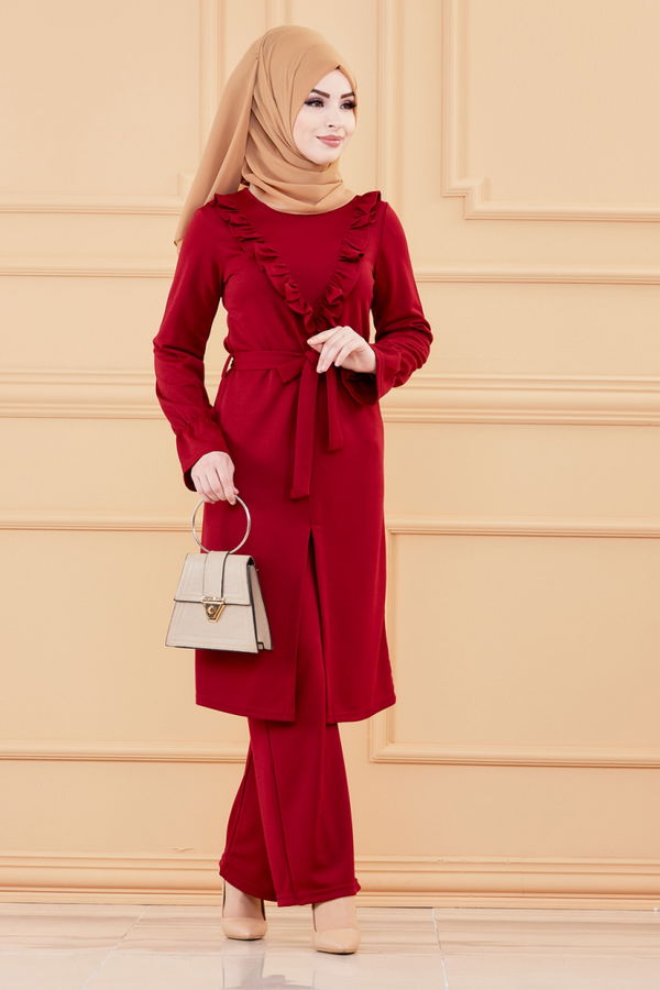 TUNIK PANTOLON Bordo - 3513 BORDO