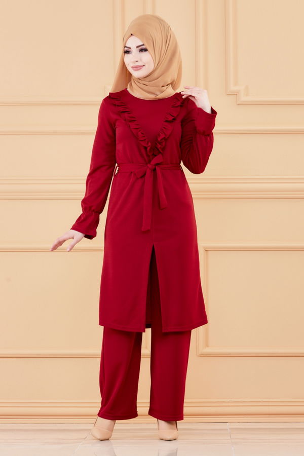 TUNIK PANTOLON Bordo - 3513 BORDO