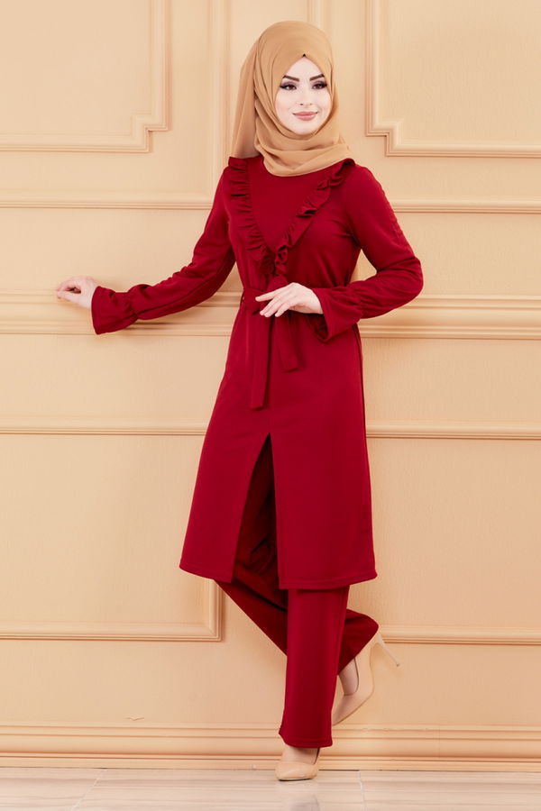 TUNIK PANTOLON Bordo - 3513 BORDO