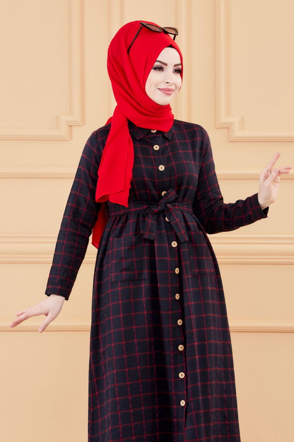 Elbise Kırmızı - 3301 Kırmızı