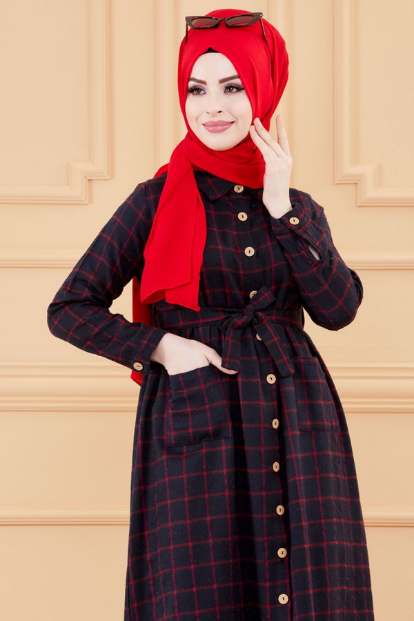 Elbise Kırmızı - 3301 Kırmızı