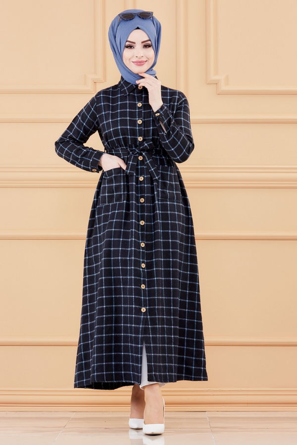 Elbise Lacivert - 3301 LACİVERT