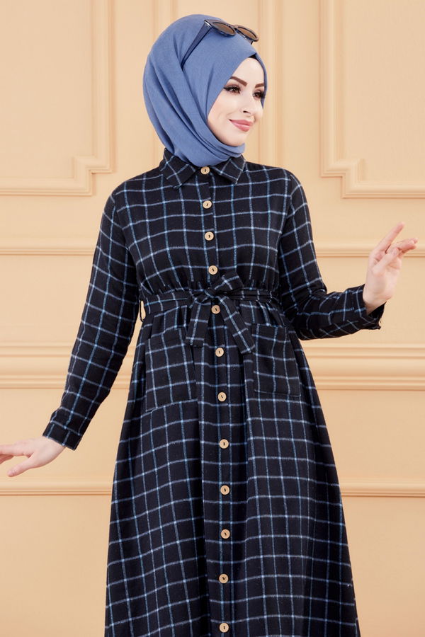 Elbise Lacivert - 3301 LACİVERT