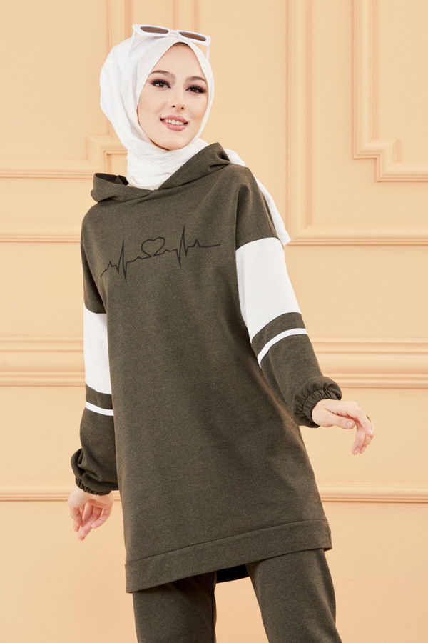 Tunık Pantolon Haki - 3473