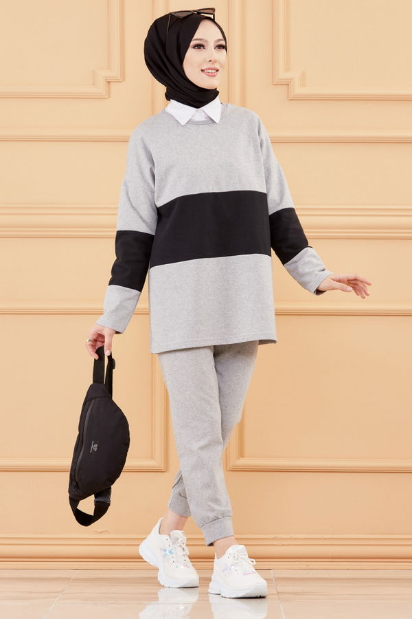 TUNIK PANTOLON Gri - 8722