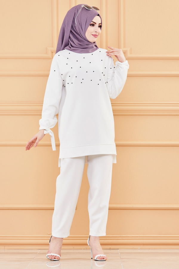 TUNIK PANTOLON Beyaz - 3502