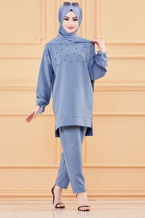 TUNIK PANTOLON Mavi - 3502
