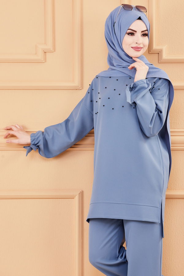TUNIK PANTOLON Mavi - 3502
