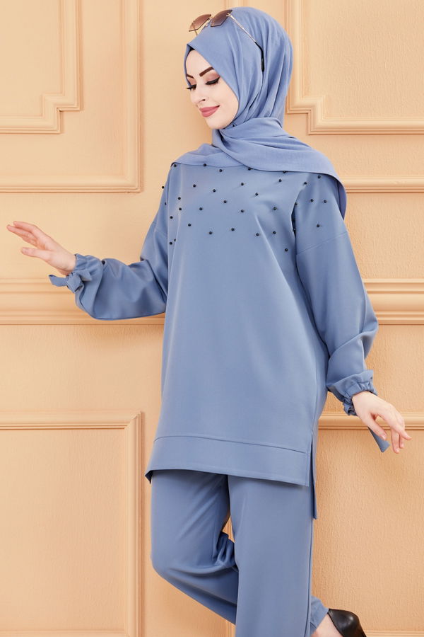TUNIK PANTOLON Mavi - 3502
