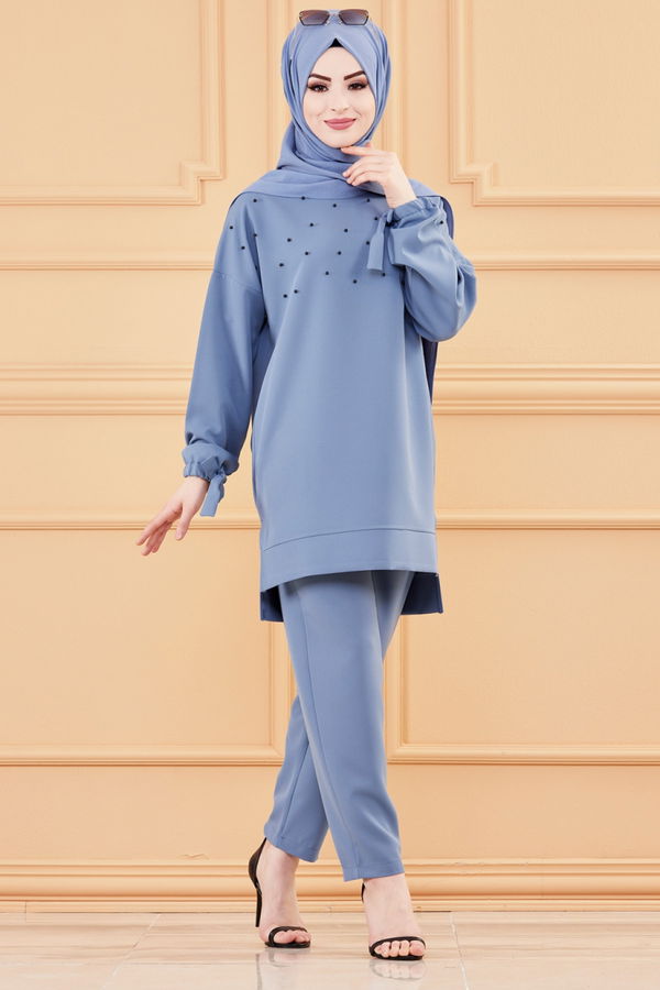 TUNIK PANTOLON Mavi - 3502