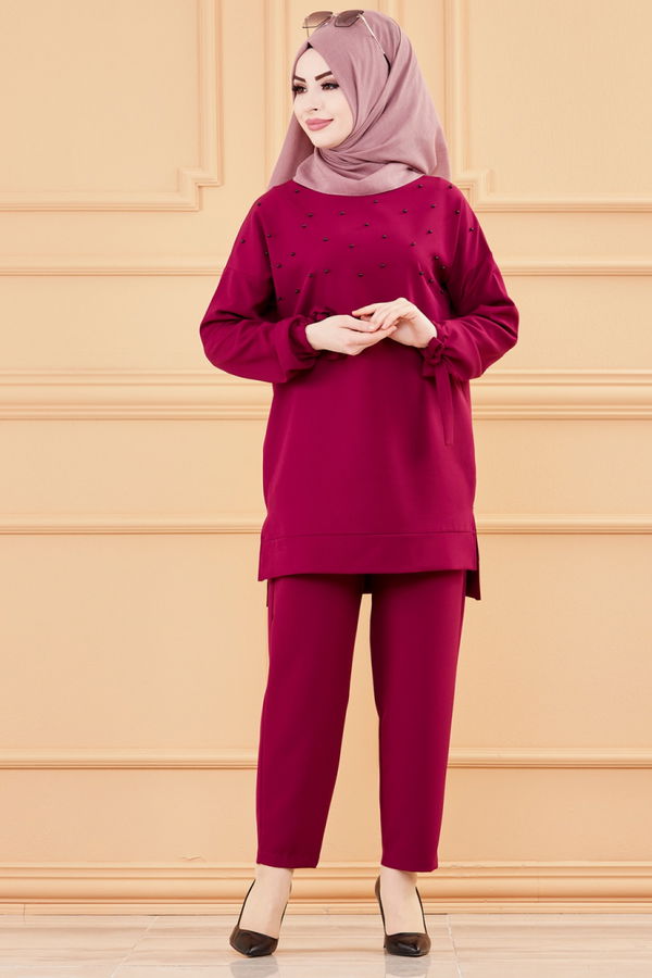 TUNIK PANTOLON Mürdüm - 3502