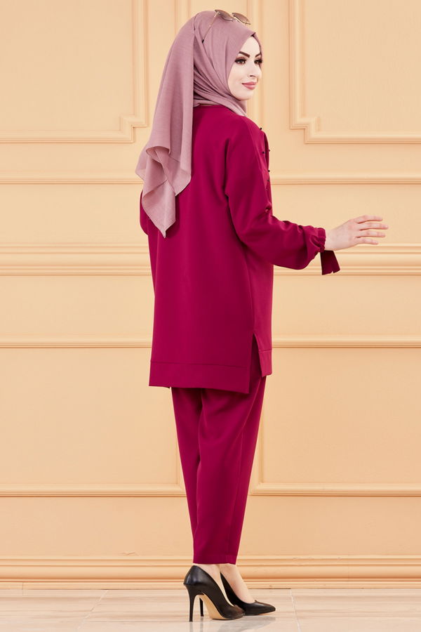TUNIK PANTOLON Mürdüm - 3502