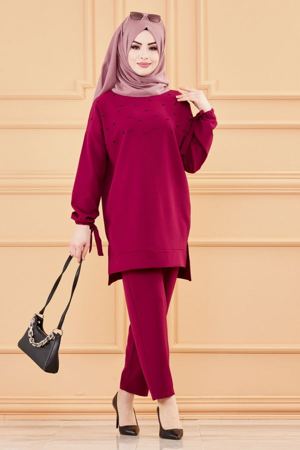 TUNIK PANTOLON Mürdüm - 3502