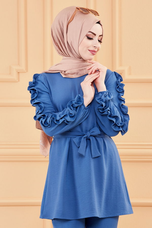 TUNIK PANTOLON Mavi - 20003 MAVİ