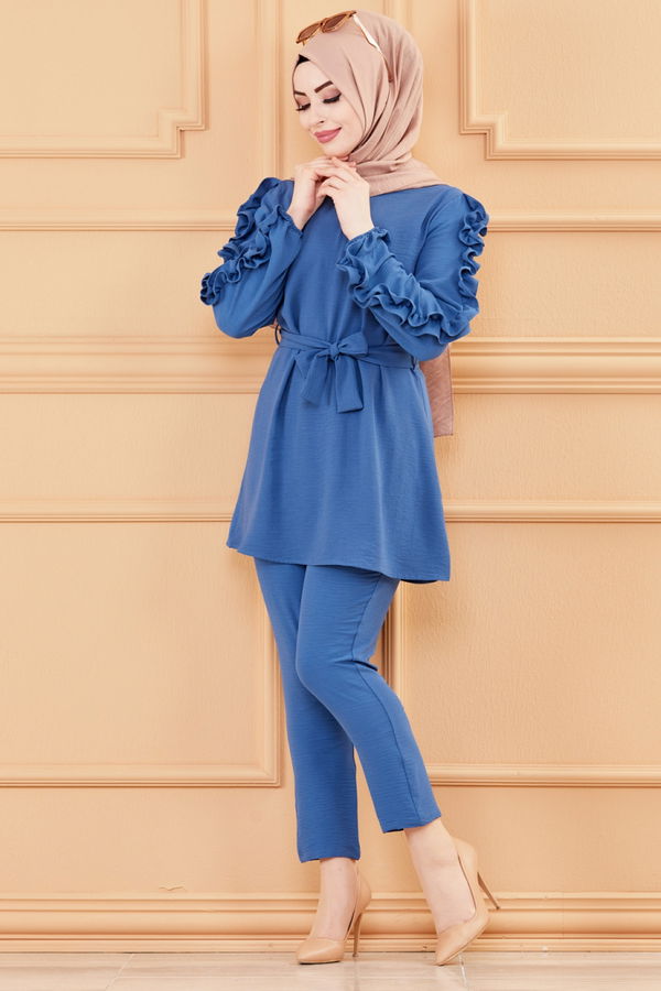 TUNIK PANTOLON Mavi - 20003 MAVİ