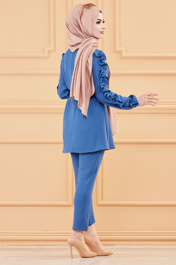 TUNIK PANTOLON Mavi - 20003 MAVİ