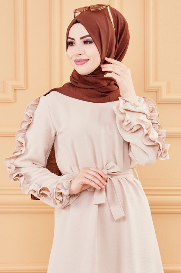 TUNIK PANTOLON Bej - 20003 BEJ